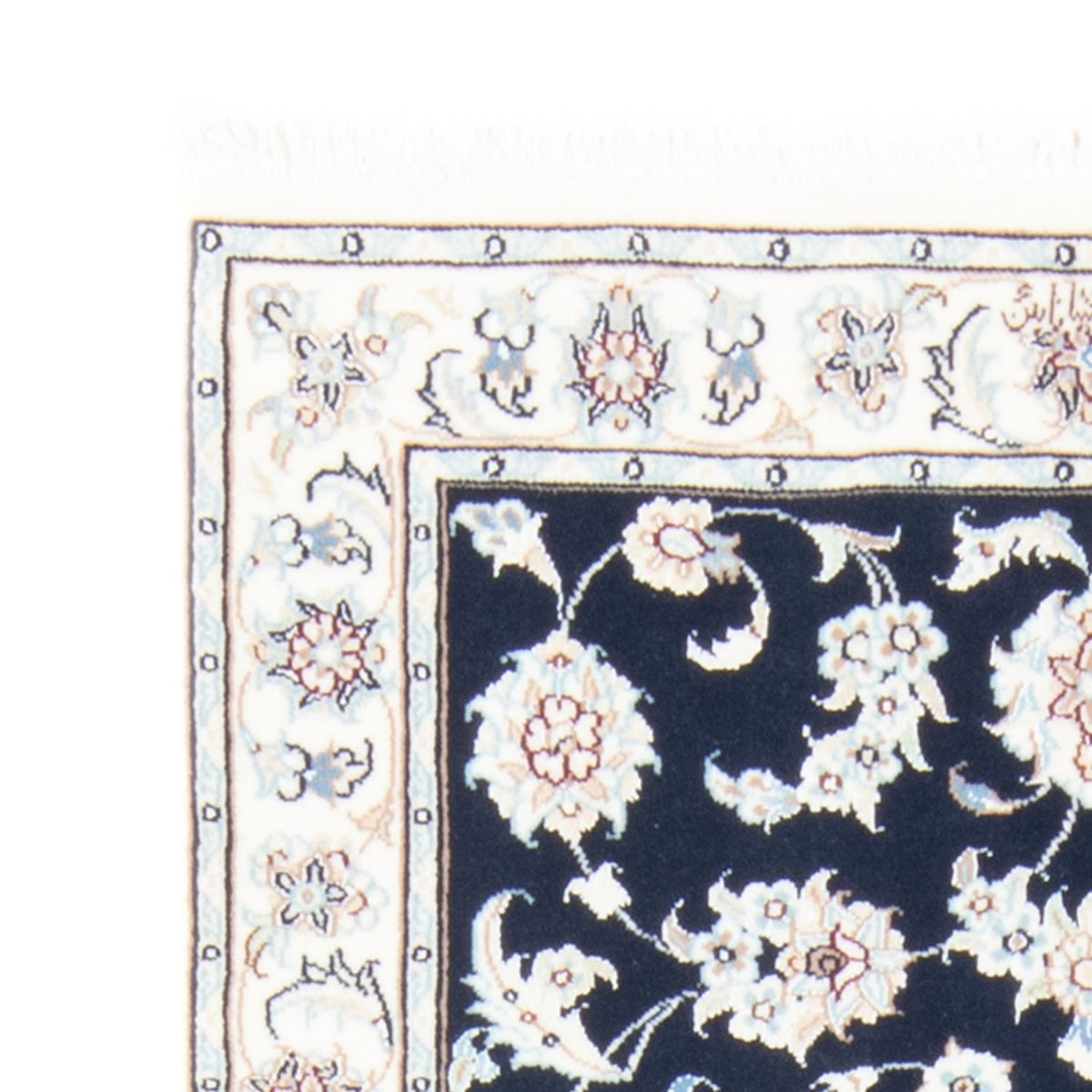 Løber Persisk tæppe - Nain - Royal - 205 x 80 cm - mørkeblå