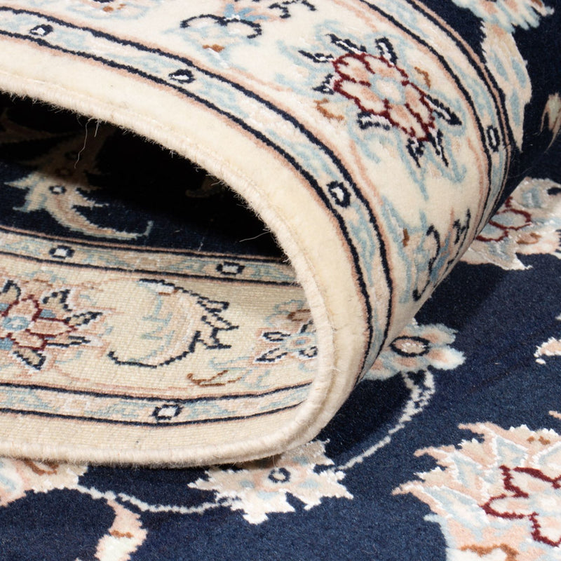 Løber Persisk tæppe - Nain - Royal - 205 x 80 cm - mørkeblå