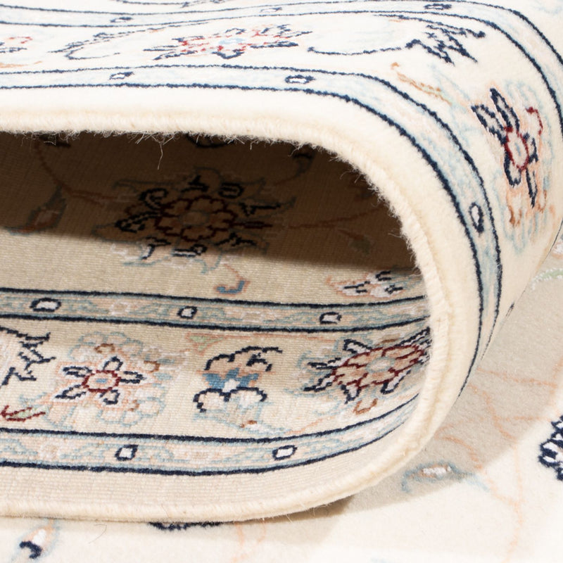 Løber Persisk tæppe - Nain - Royal - 197 x 78 cm - creme