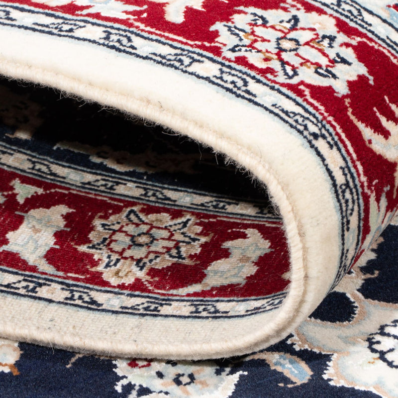 Løber Persisk tæppe - Nain - Royal - 196 x 79 cm - mørkeblå