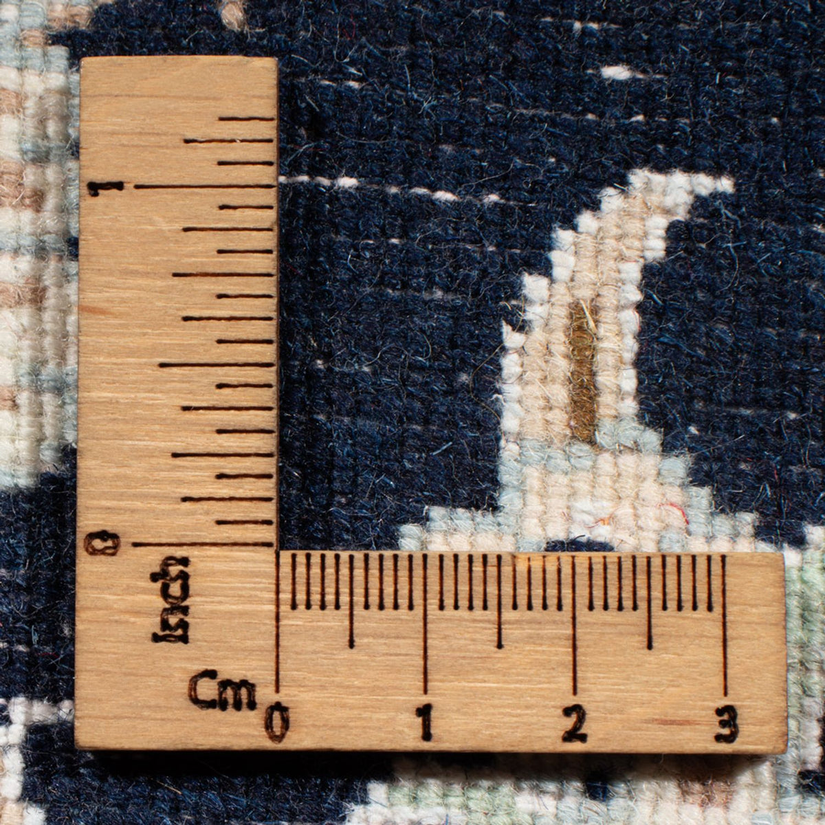 Løber Persisk tæppe - Nain - Royal - 196 x 79 cm - mørkeblå