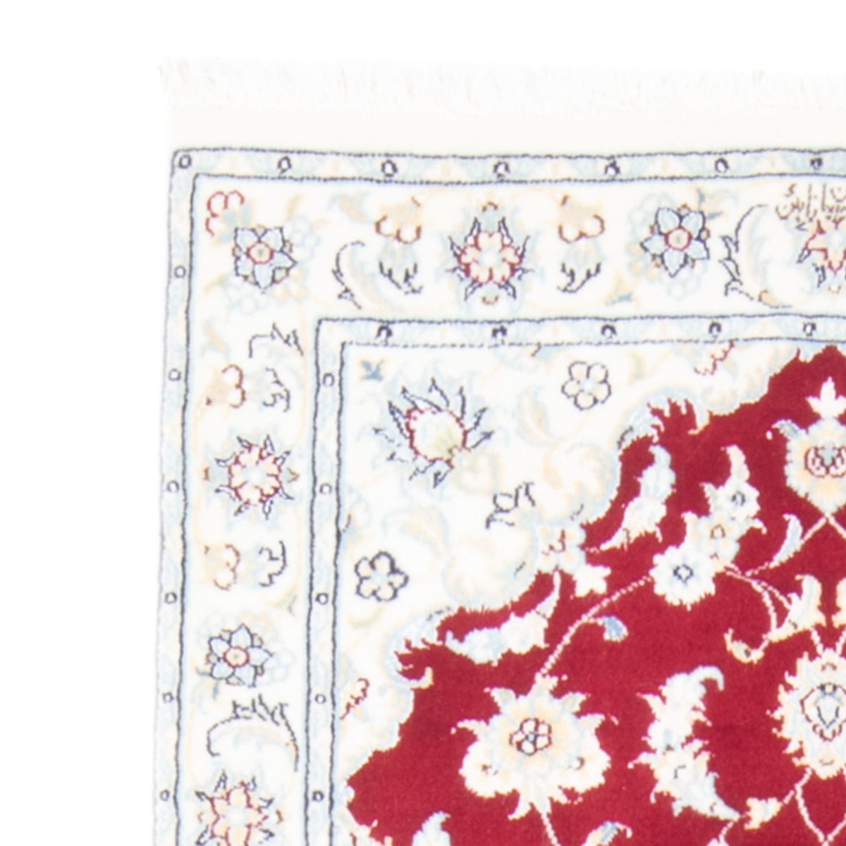 Løber Persisk tæppe - Nain - Royal - 204 x 81 cm - rød