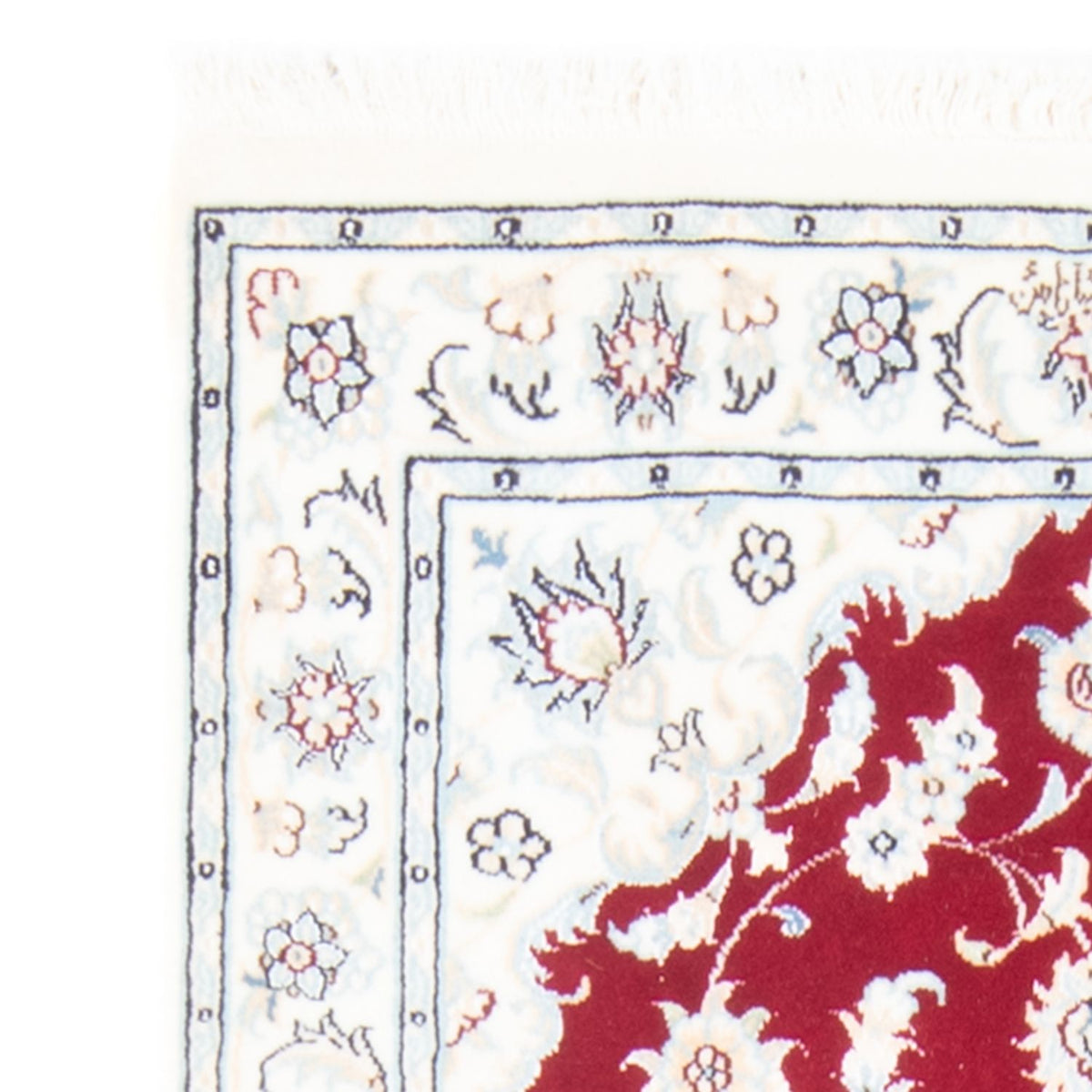 Løber Persisk tæppe - Nain - Royal - 206 x 80 cm - rød