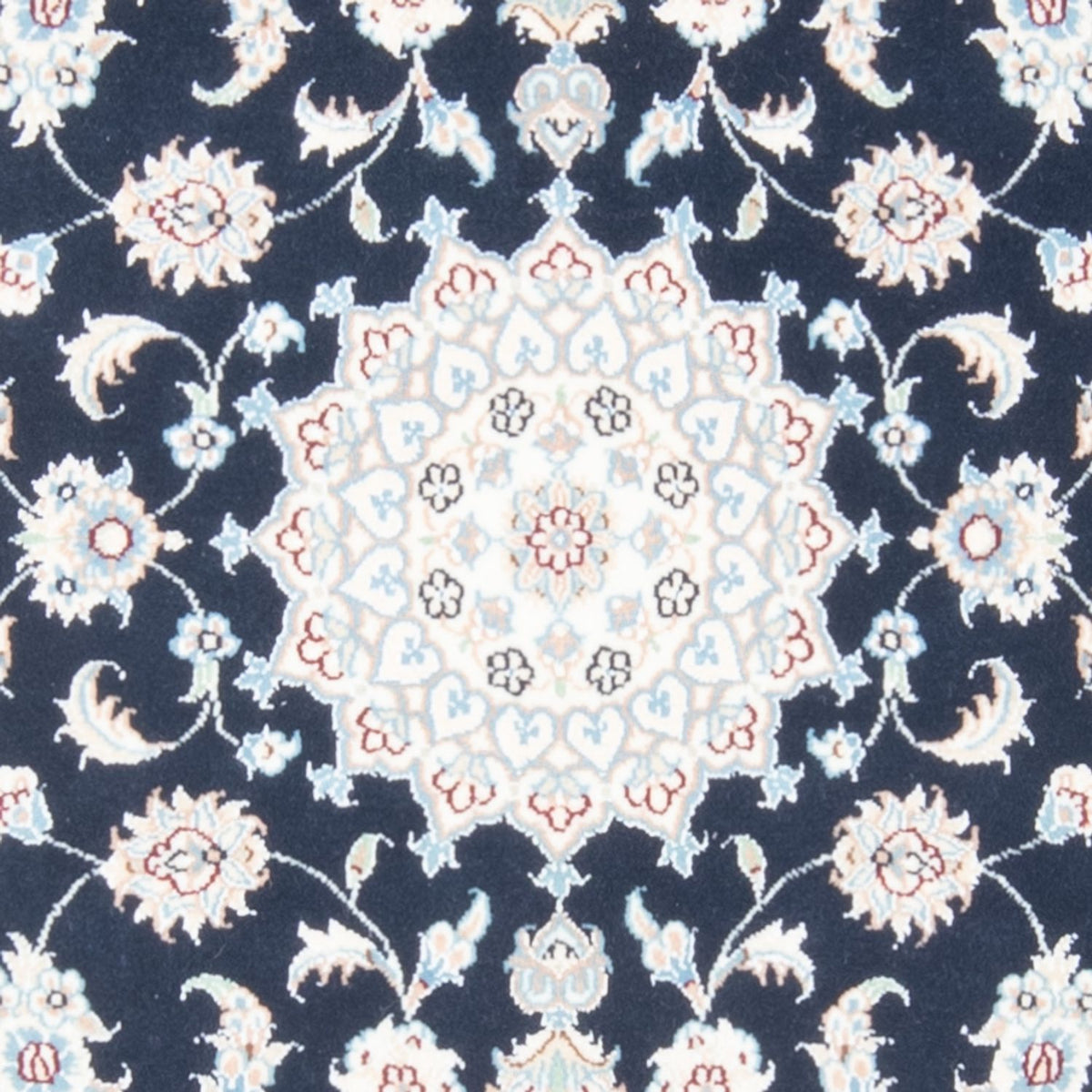 Løber Persisk tæppe - Nain - Royal - 201 x 78 cm - mørkeblå