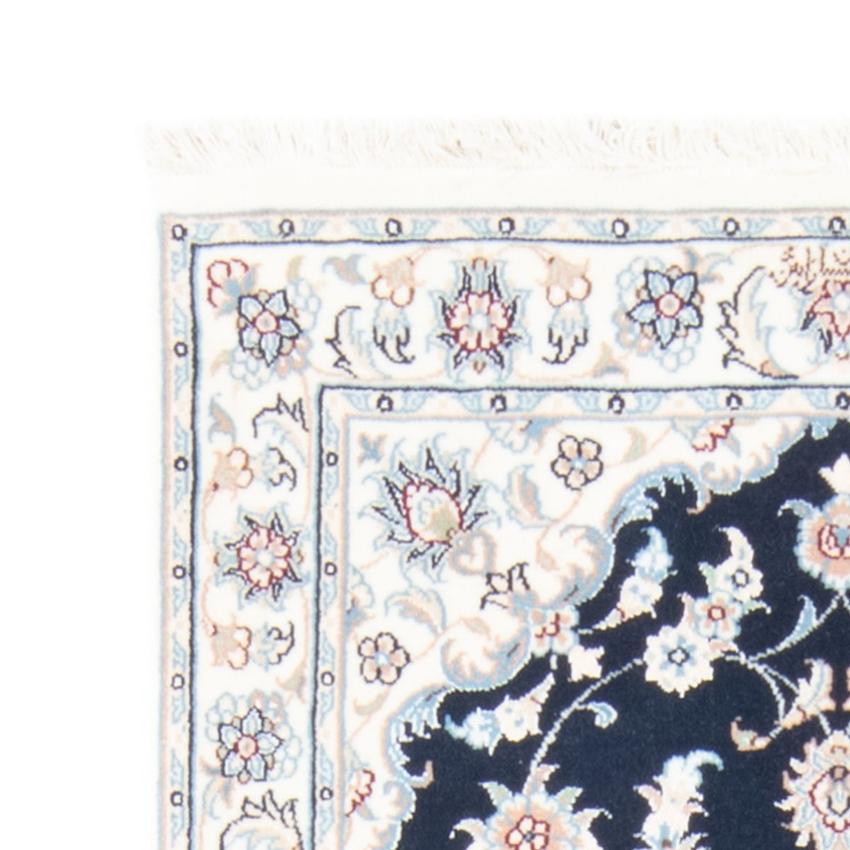 Løber Persisk tæppe - Nain - Royal - 201 x 78 cm - mørkeblå