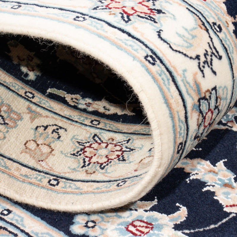 Løber Persisk tæppe - Nain - Royal - 201 x 78 cm - mørkeblå