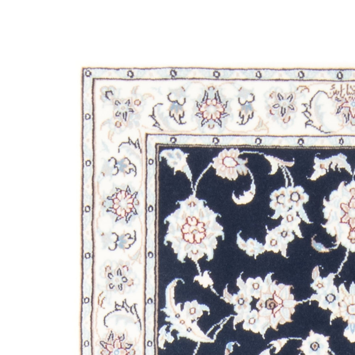 Løber Persisk tæppe - Nain - Royal - 198 x 78 cm - mørkeblå