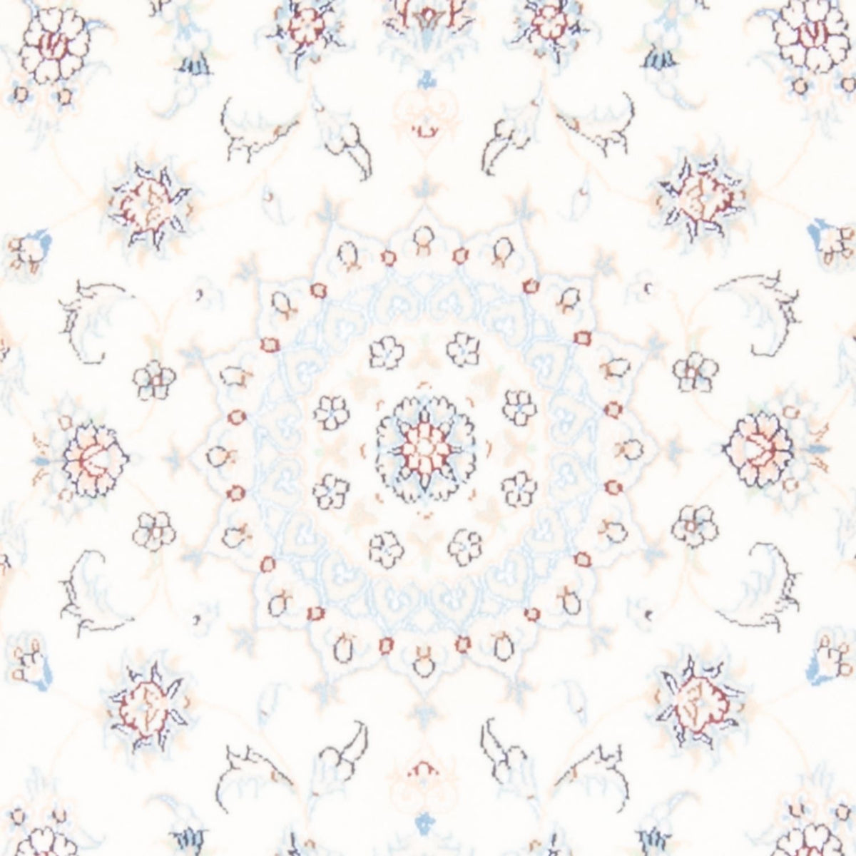 Løber Persisk tæppe - Nain - Royal - 197 x 81 cm - creme