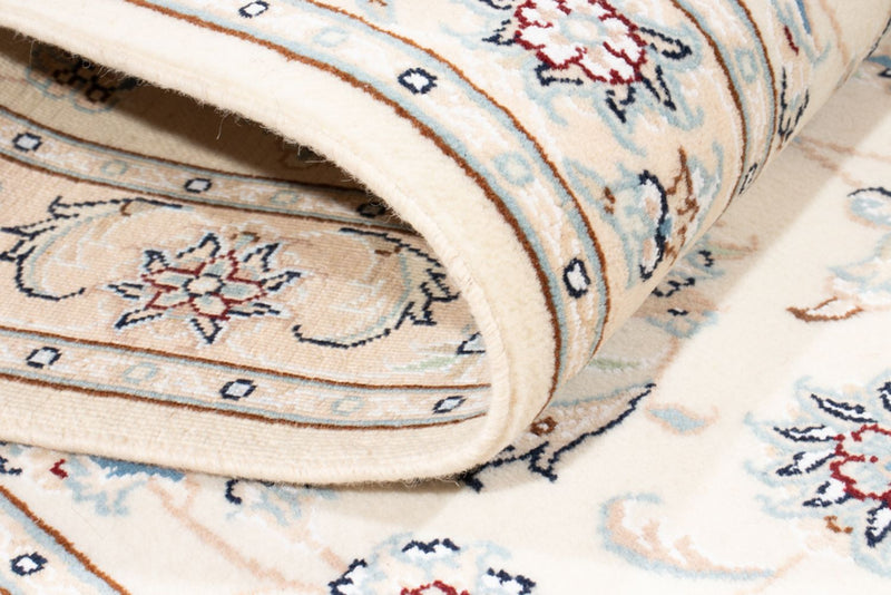 Løber Persisk tæppe - Nain - Royal - 197 x 81 cm - creme