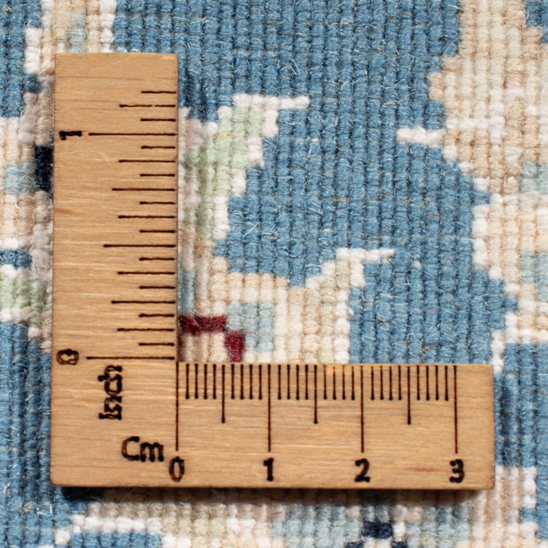 Løber Persisk tæppe - Nain - Royal - 197 x 82 cm - lyseblå