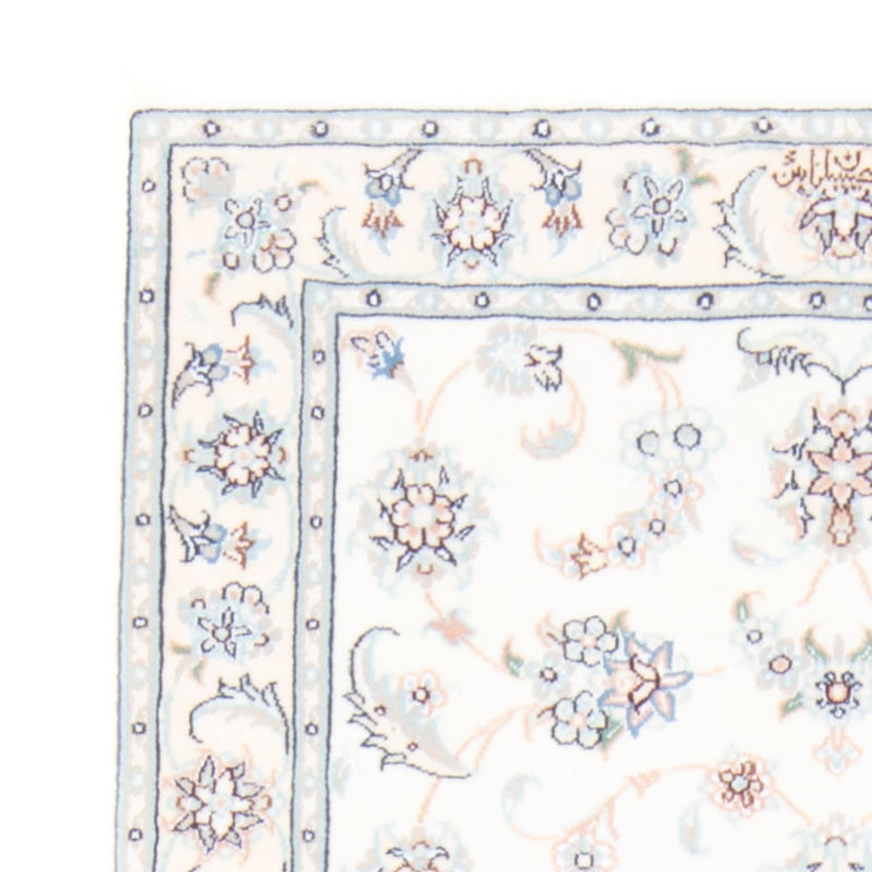 Løber Persisk tæppe - Nain - Royal - 196 x 81 cm - creme