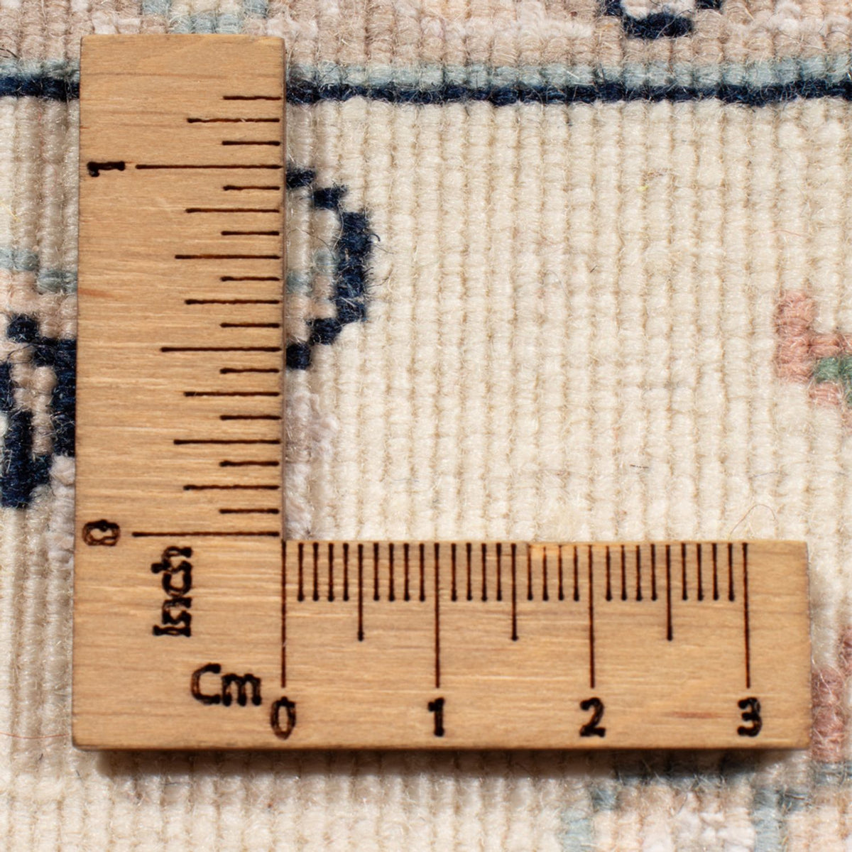 Løber Persisk tæppe - Nain - Royal - 196 x 81 cm - creme