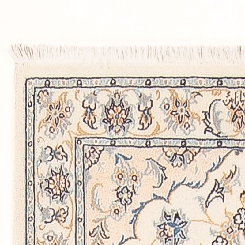 Løber Persisk tæppe - Nain - Premium - 247 x 80 cm - creme