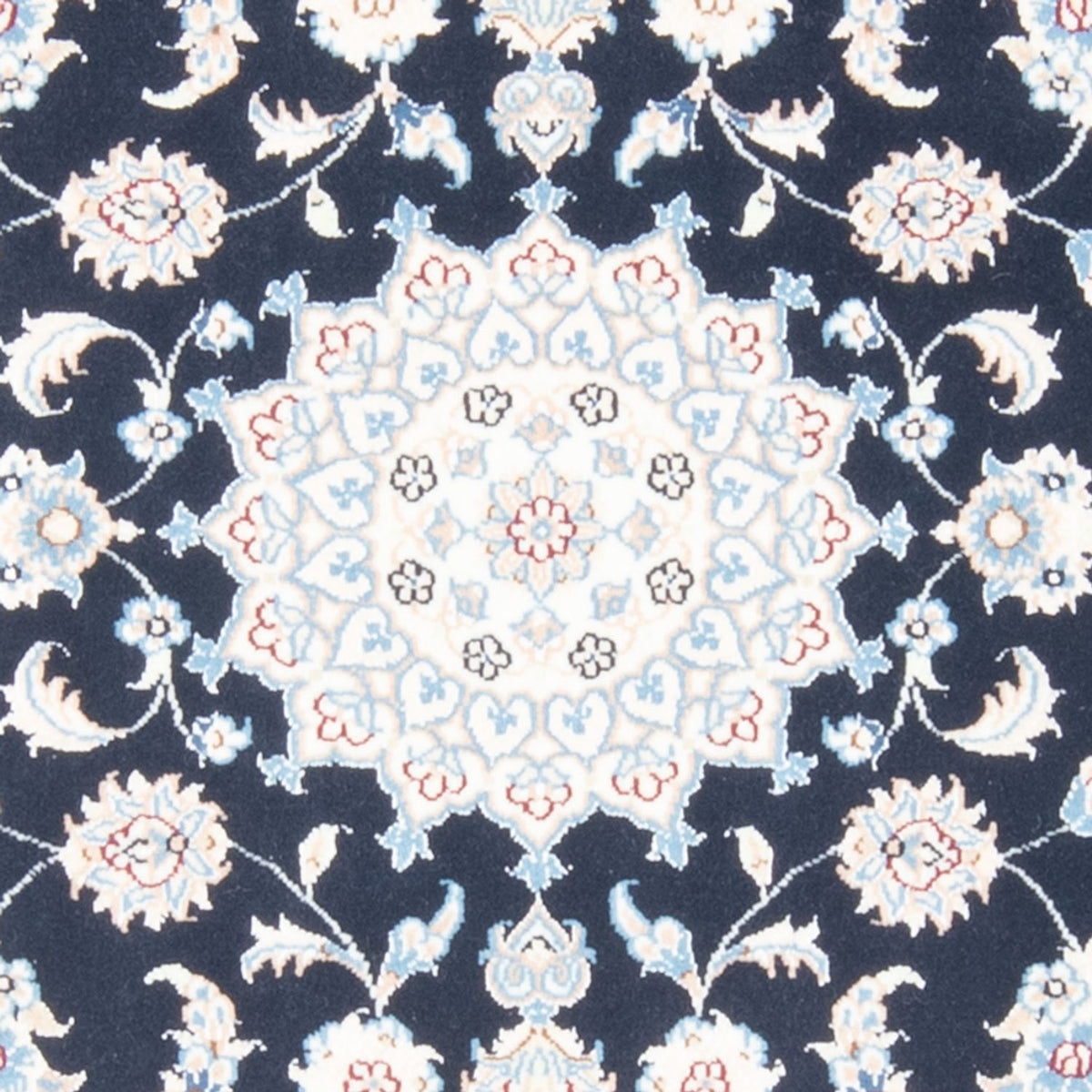 Løber Persisk tæppe - Nain - Royal - 194 x 82 cm - mørkeblå