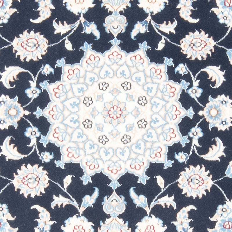 Løber Persisk tæppe - Nain - Royal - 194 x 82 cm - mørkeblå