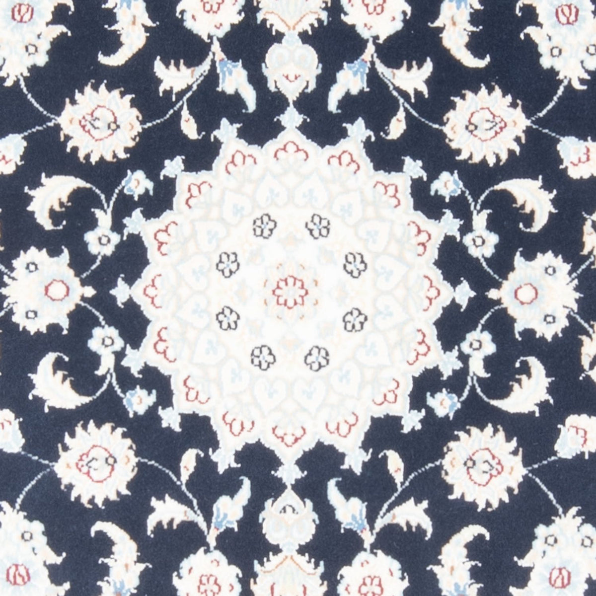 Løber Persisk tæppe - Nain - Royal - 200 x 80 cm - mørkeblå