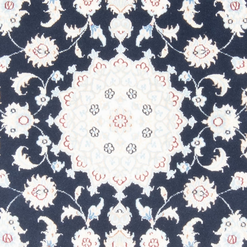 Løber Persisk tæppe - Nain - Royal - 200 x 80 cm - mørkeblå