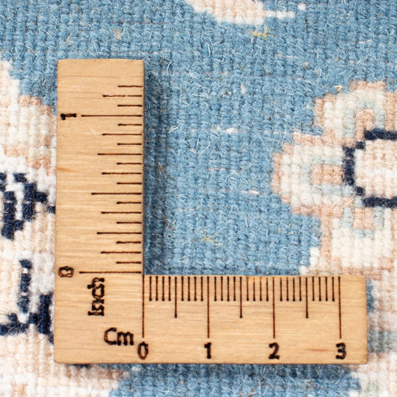 Løber Persisk tæppe - Nain - Royal - 200 x 80 cm - lyseblå