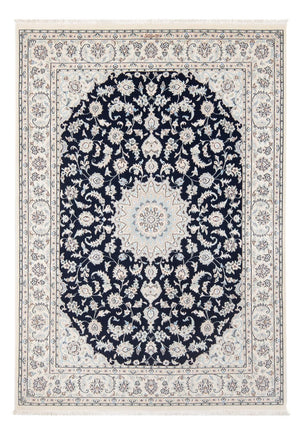 Persisk tæppe - Nain - Premium - 205 x 148 cm - mørkeblå