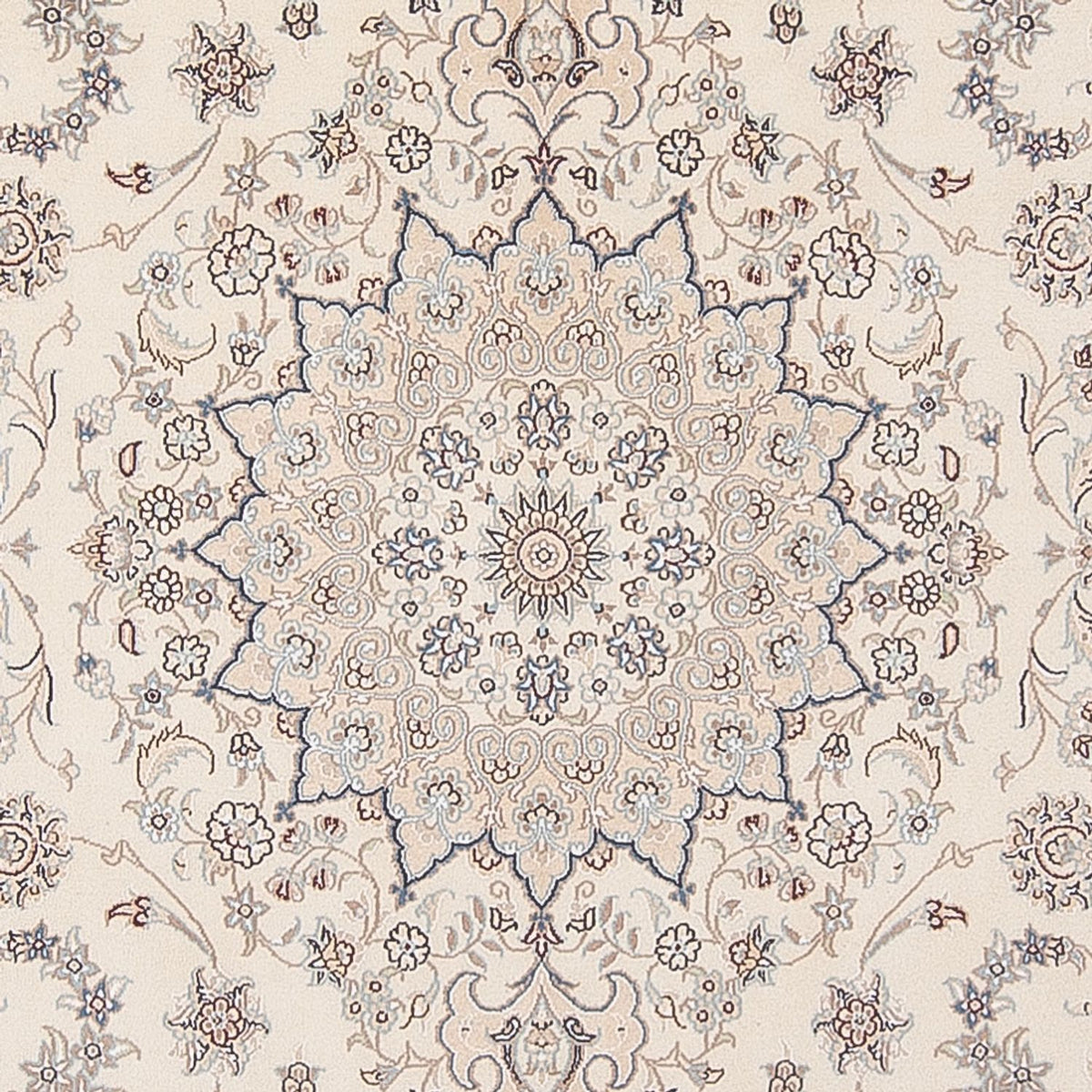 Persisk tæppe - Nain - Premium - 300 x 198 cm - creme