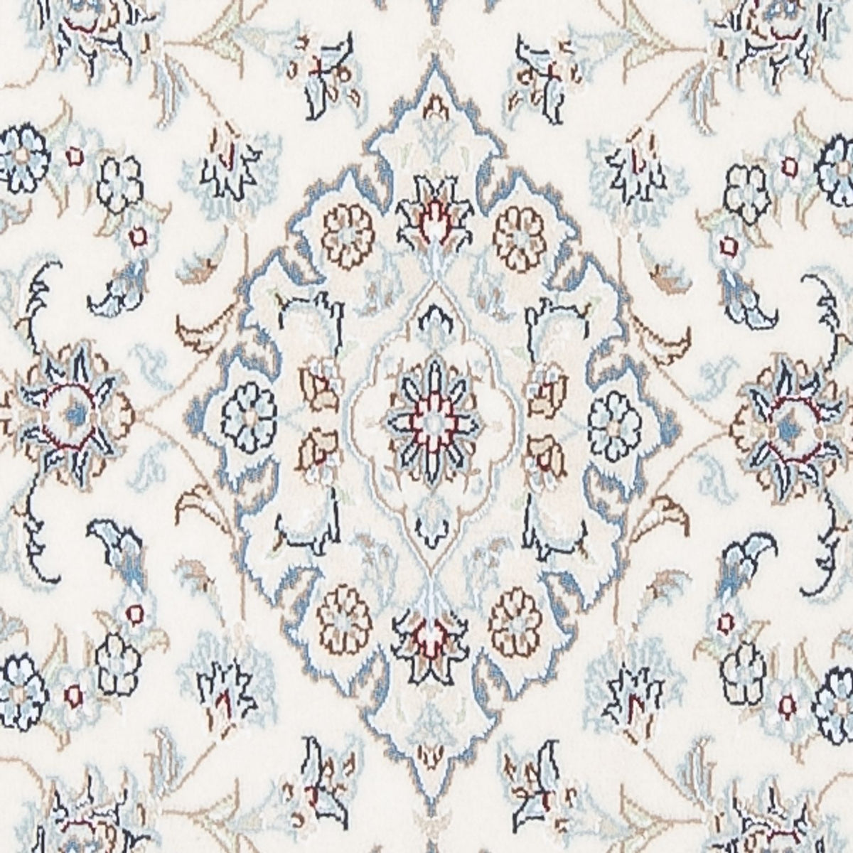 Løber Persisk tæppe - Nain - Premium - 303 x 81 cm - creme