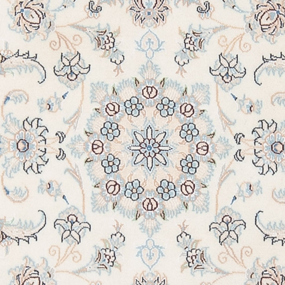 Løber Persisk tæppe - Nain - Premium - 309 x 80 cm - creme