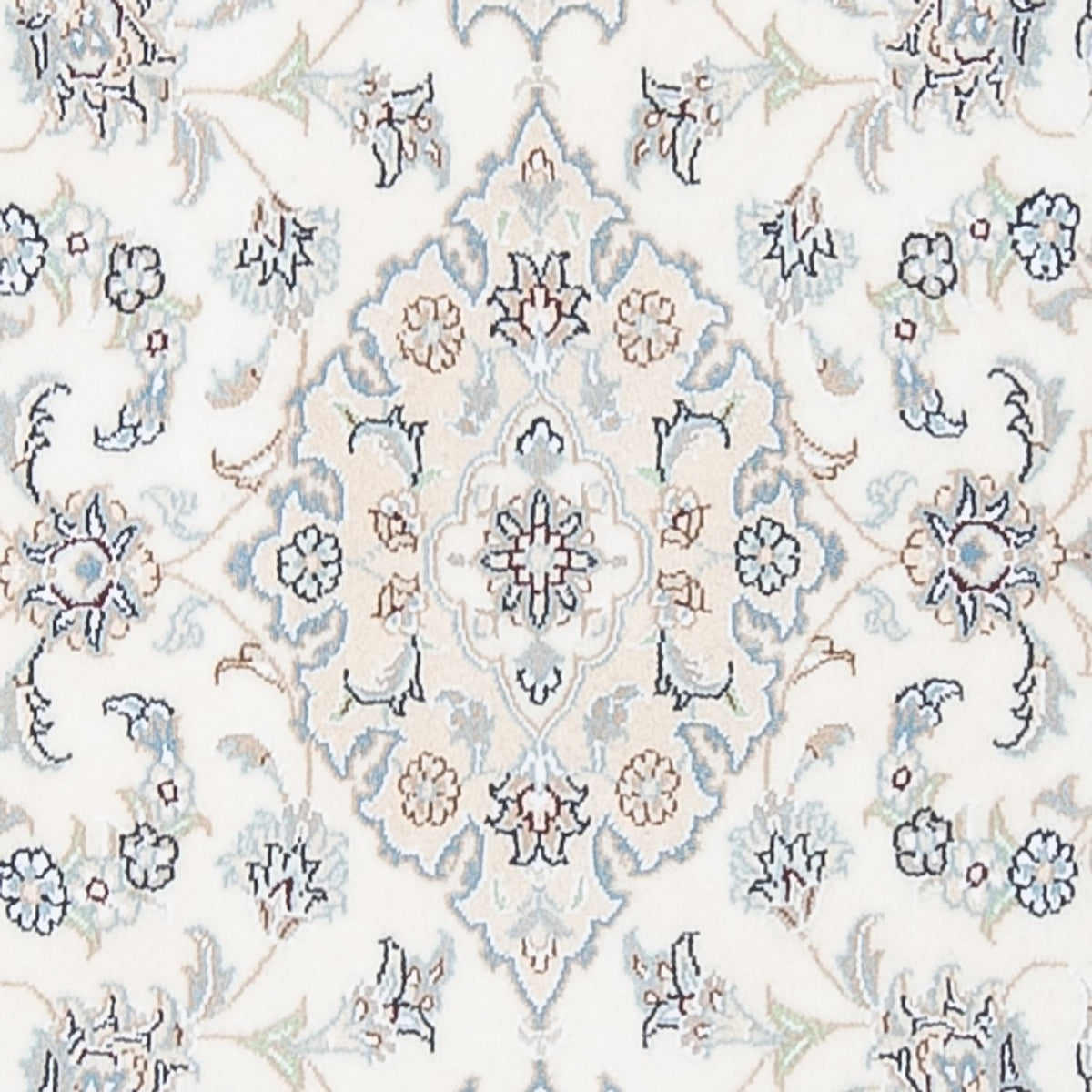 Løber Persisk tæppe - Nain - Premium - 315 x 80 cm - creme