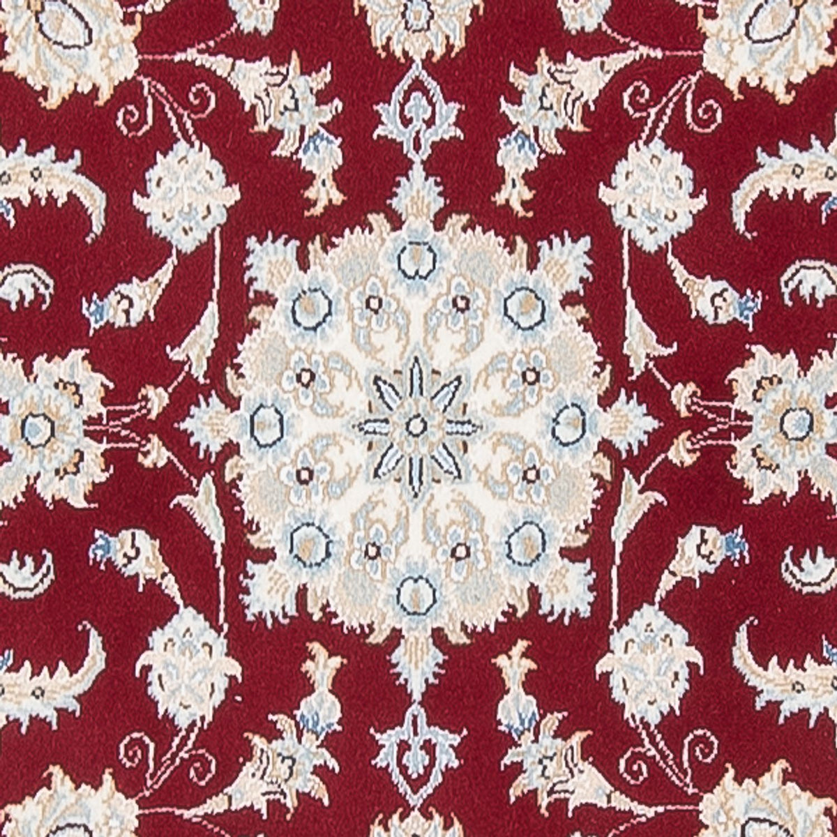 Løber Persisk tæppe - Nain - Premium - 302 x 82 cm - rød