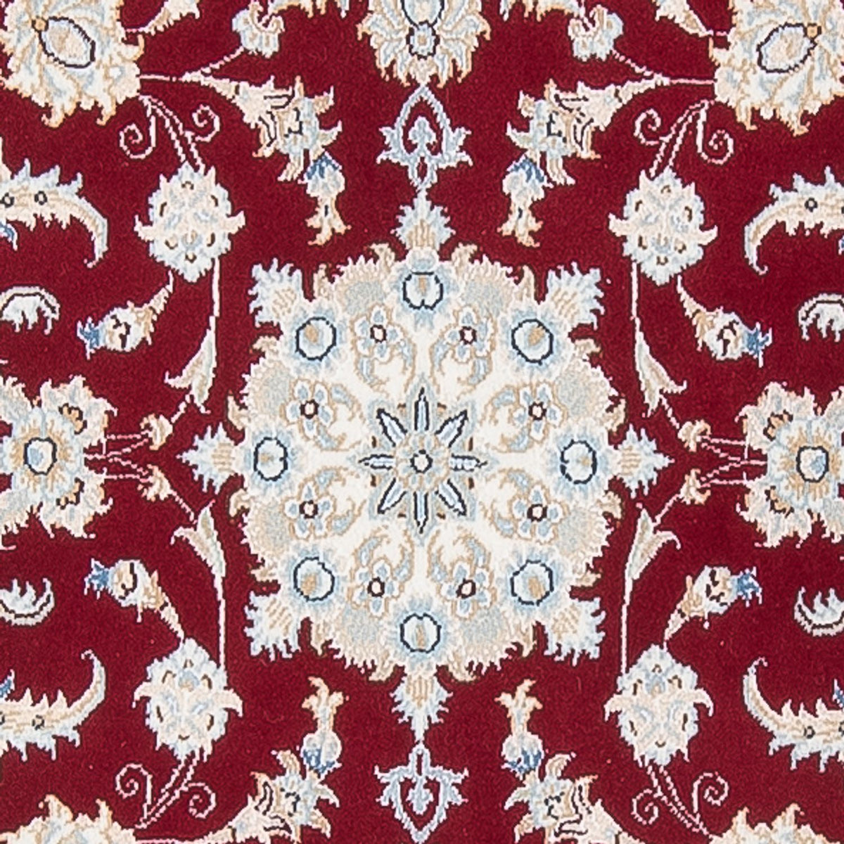 Løber Persisk tæppe - Nain - Premium - 302 x 82 cm - rød