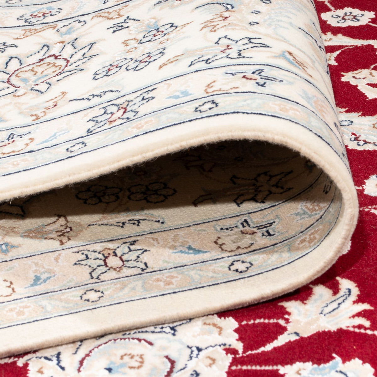 Persisk tæppe - Nain - Premium - 307 x 248 cm - rød