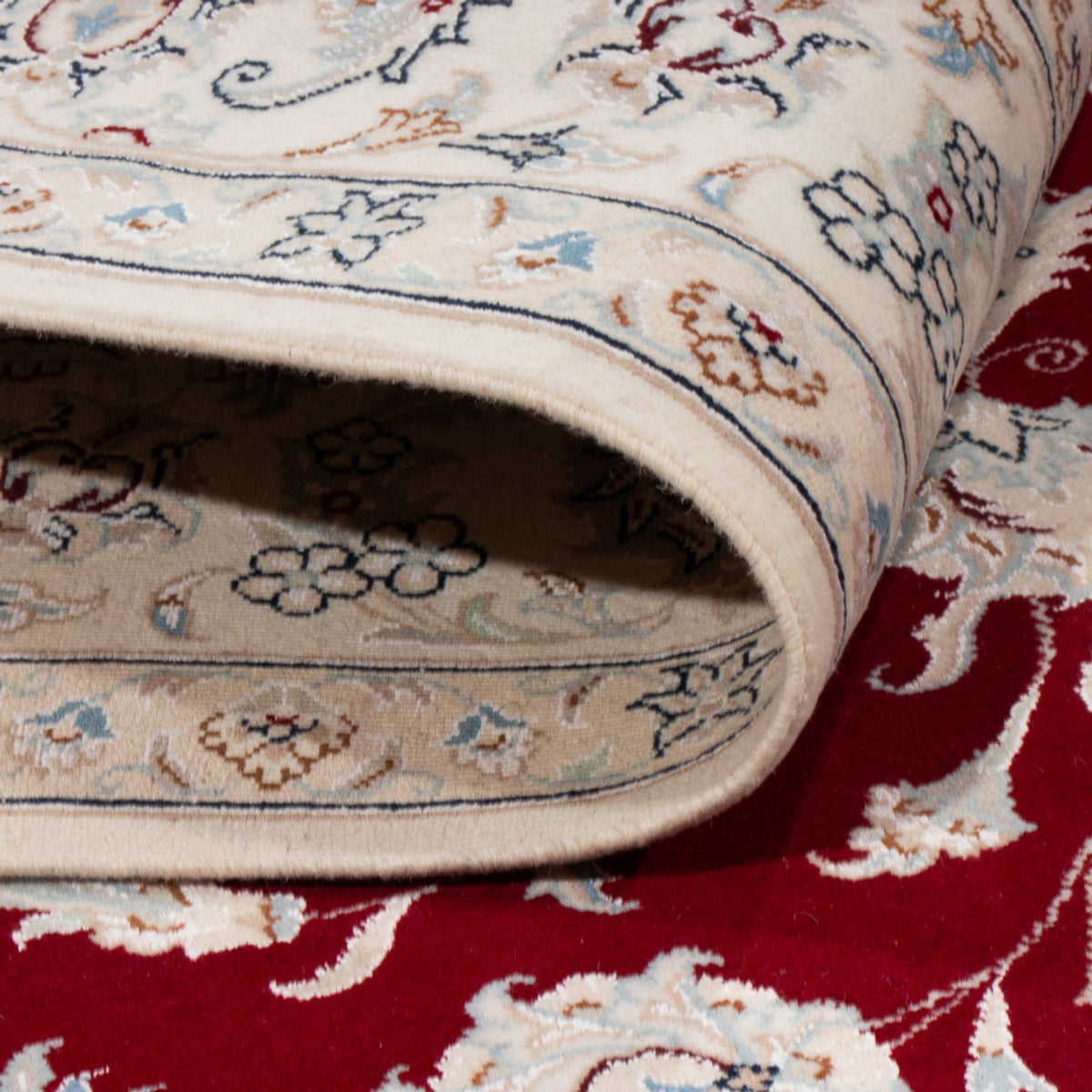 Persisk tæppe - Nain - 234 x 170 cm - rød