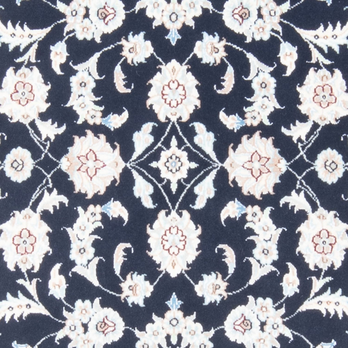 Løber Persisk tæppe - Nain - Royal - 197 x 80 cm - mørkeblå