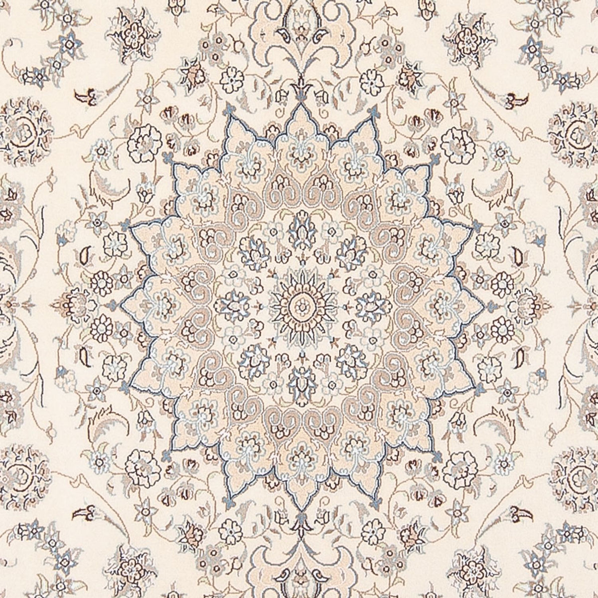 Persisk tæppe - Nain - Premium - 301 x 200 cm - creme