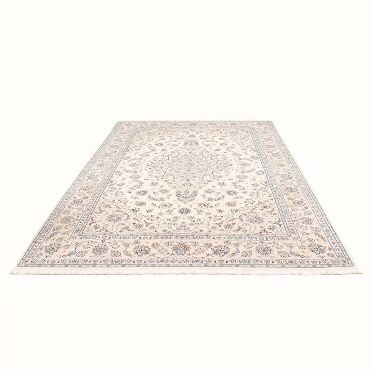 Persisk tæppe - Nain - Premium - 301 x 200 cm - creme