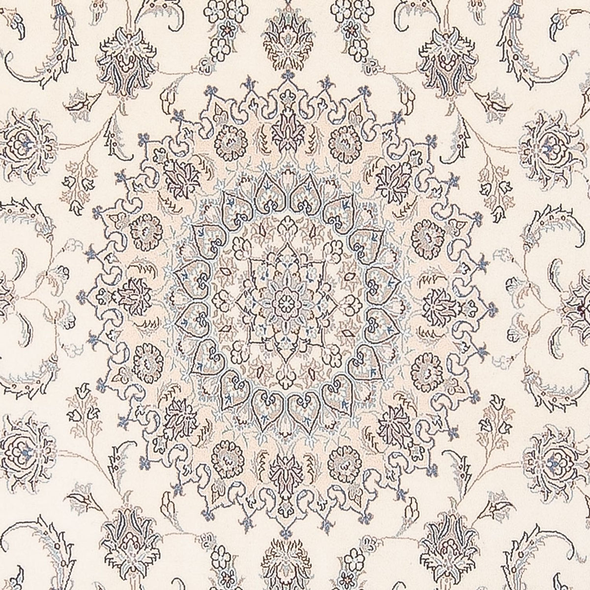 Persisk tæppe - Nain - Premium - 305 x 200 cm - creme