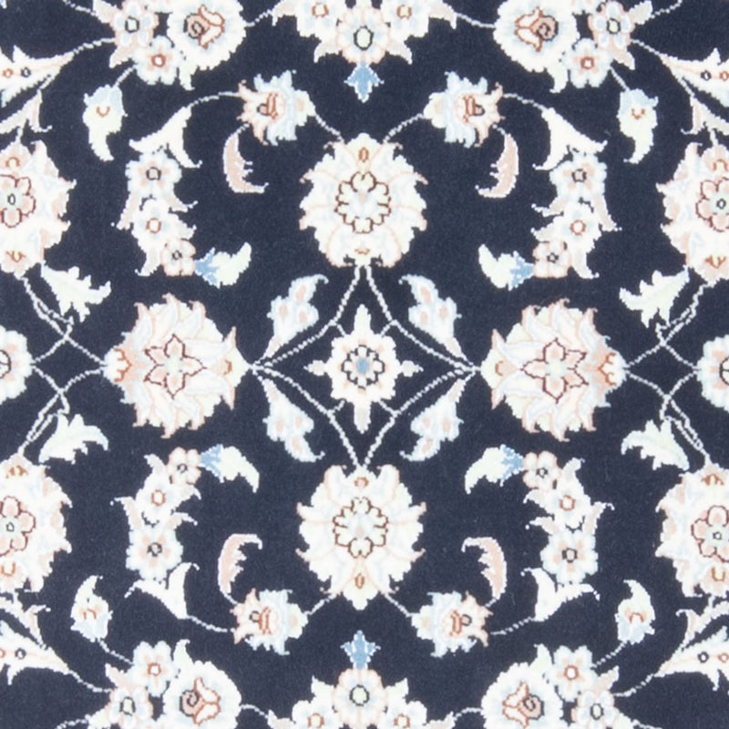 Løber Persisk tæppe - Nain - Royal - 196 x 80 cm - mørkeblå