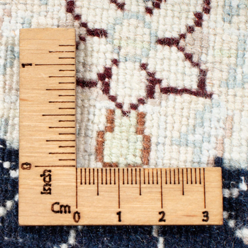 Løber Persisk tæppe - Nain - Royal - 196 x 80 cm - mørkeblå