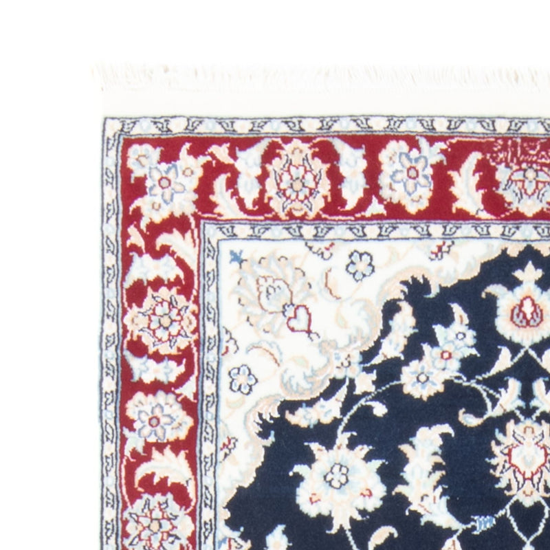 Løber Persisk tæppe - Nain - Royal - 200 x 80 cm - mørkeblå