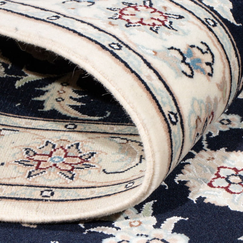 Løber Persisk tæppe - Nain - Royal - 204 x 82 cm - mørkeblå