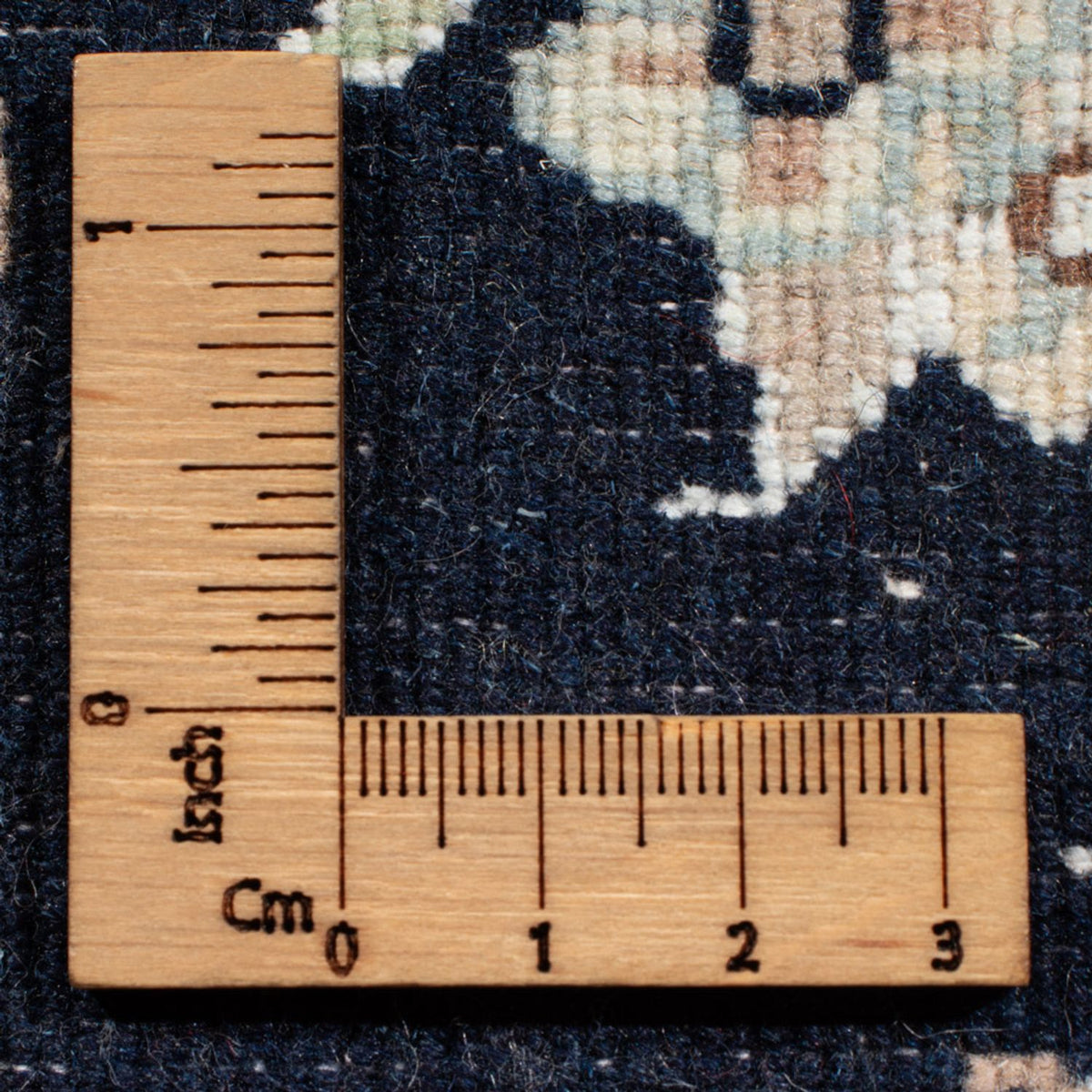 Løber Persisk tæppe - Nain - Royal - 204 x 82 cm - mørkeblå