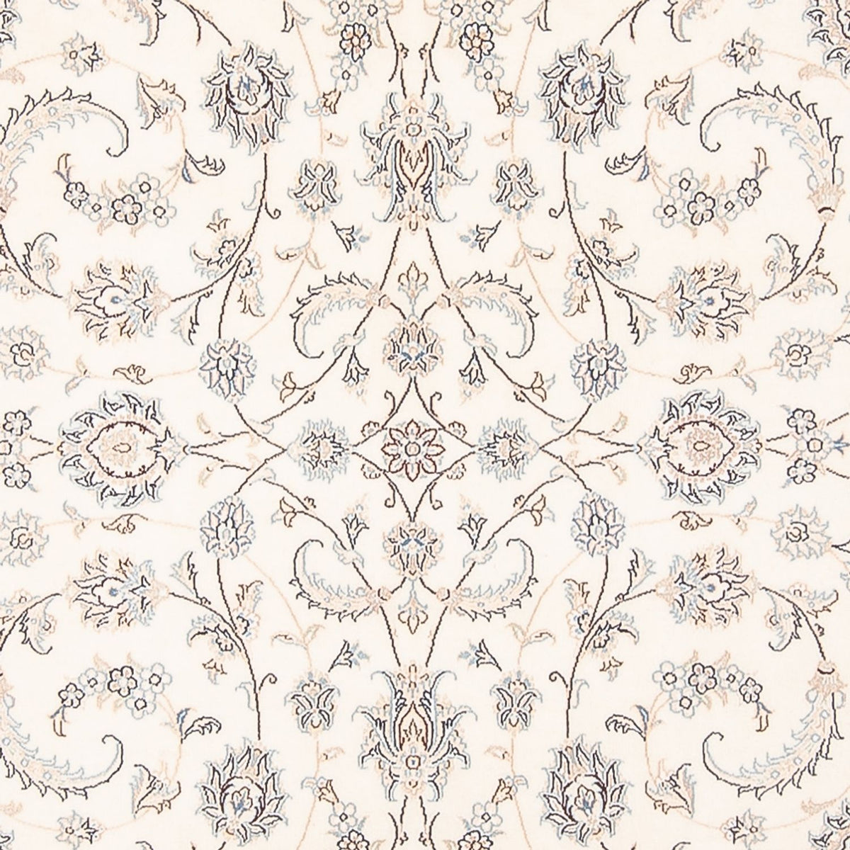 Persisk tæppe - Nain - Premium - 302 x 197 cm - creme