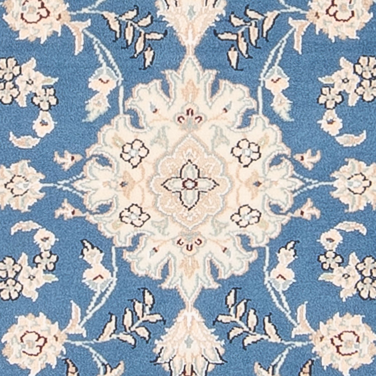 Persisk tæppe - Nain - 88 x 59 cm - blå