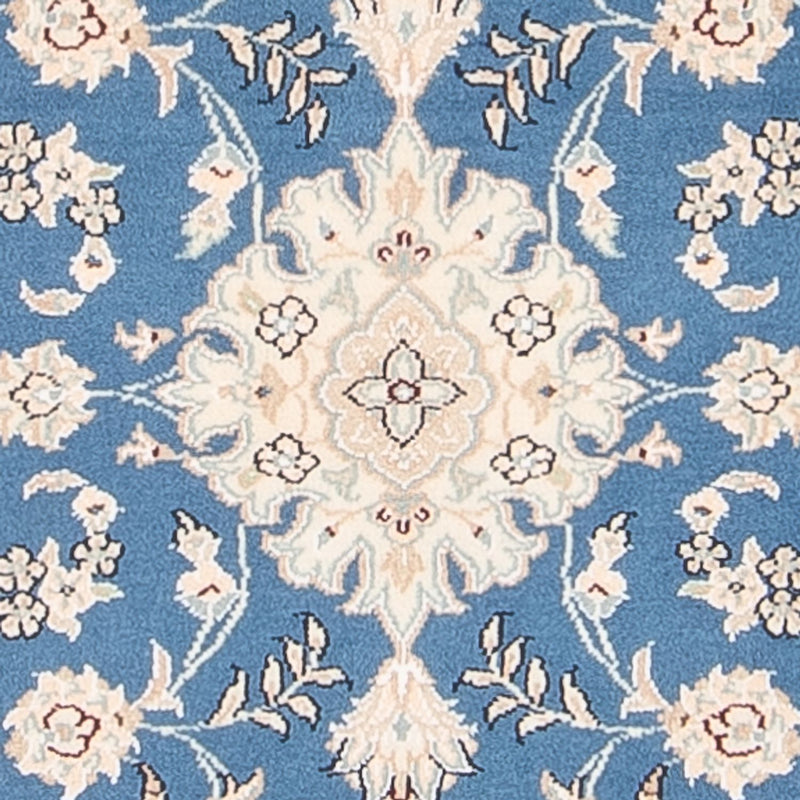 Persisk tæppe - Nain - 88 x 59 cm - blå