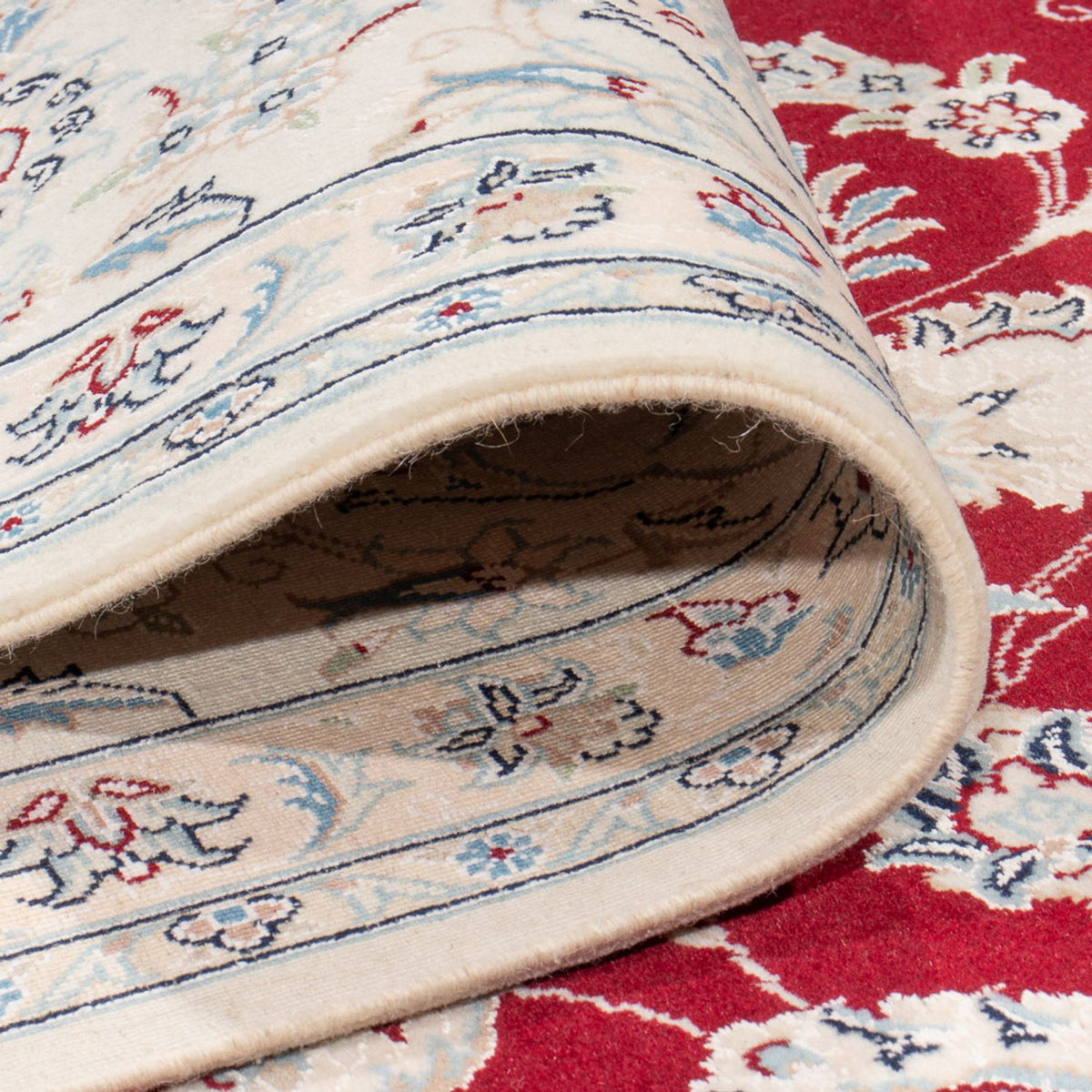 Persisk tæppe - Nain - Premium - 349 x 245 cm - rød