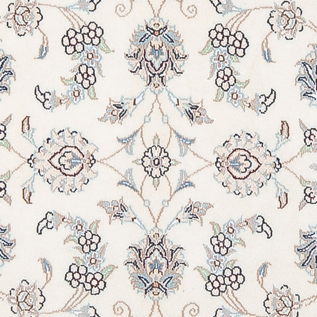 Løber Persisk tæppe - Nain - Premium - 309 x 90 cm - creme