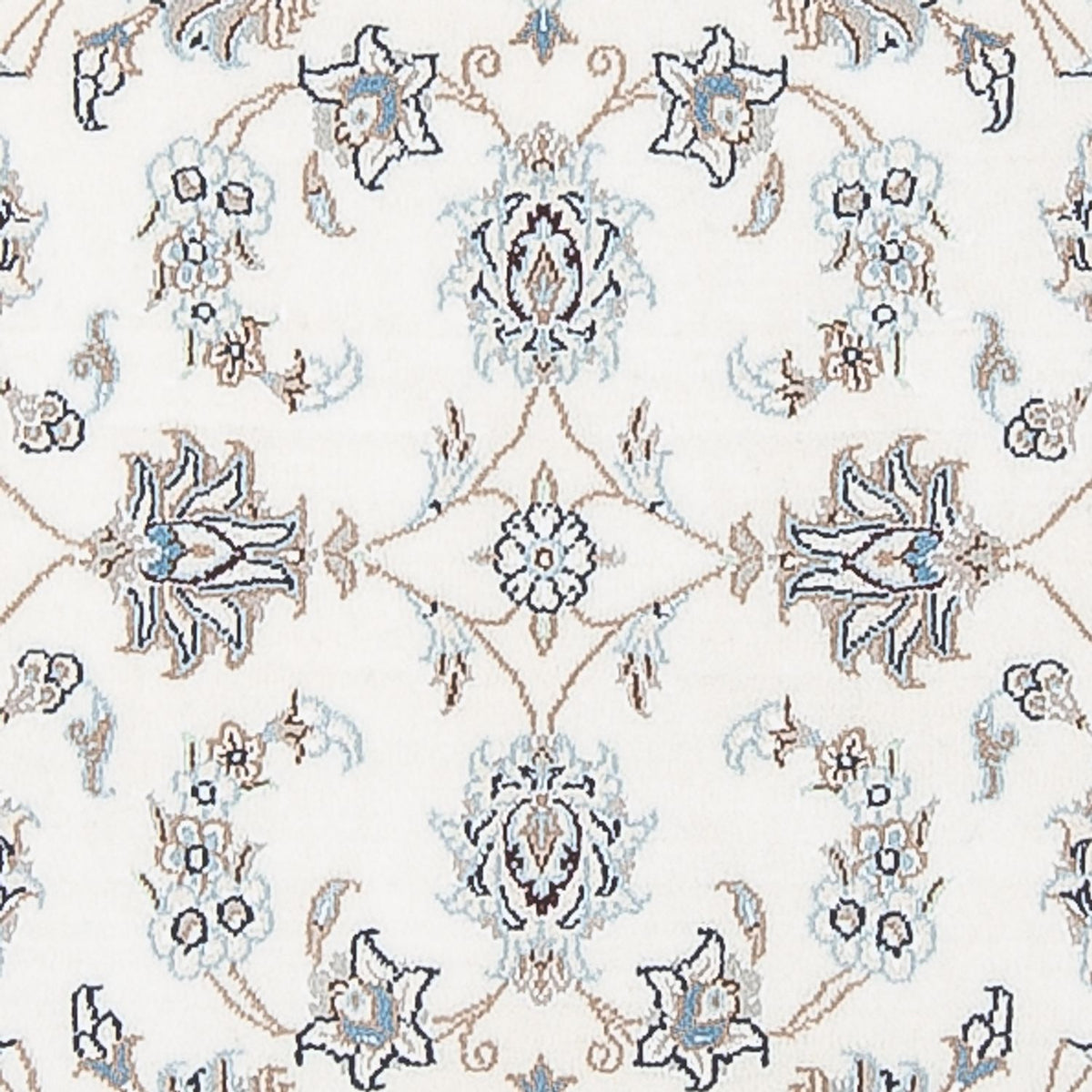 Løber Persisk tæppe - Nain - Premium - 301 x 82 cm - creme