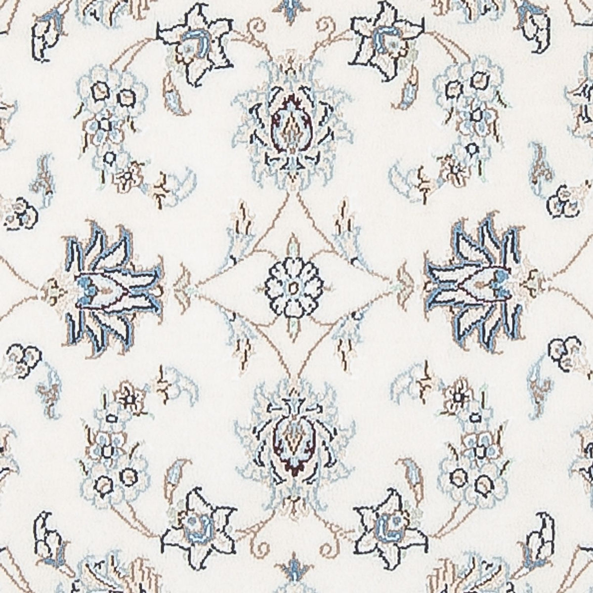 Løber Persisk tæppe - Nain - Premium - 301 x 85 cm - creme