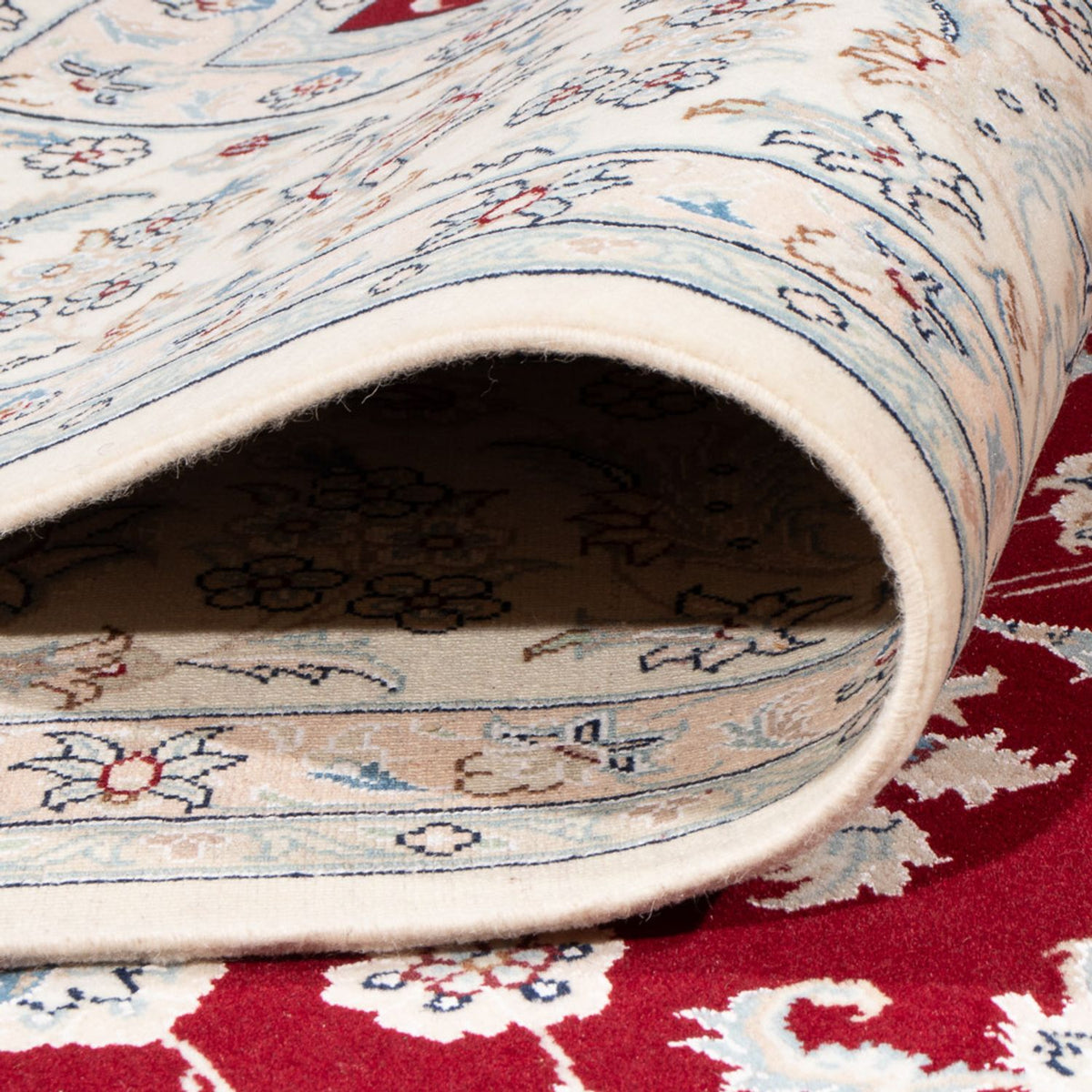 Persisk tæppe - Nain - Premium - 295 x 249 cm - rød