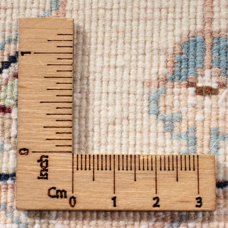 Persisk tæppe - Nain - Premium - 348 x 245 cm - lyseblå