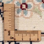 Persisk tæppe - Nain rundt  - 200 x 200 cm - lyseblå